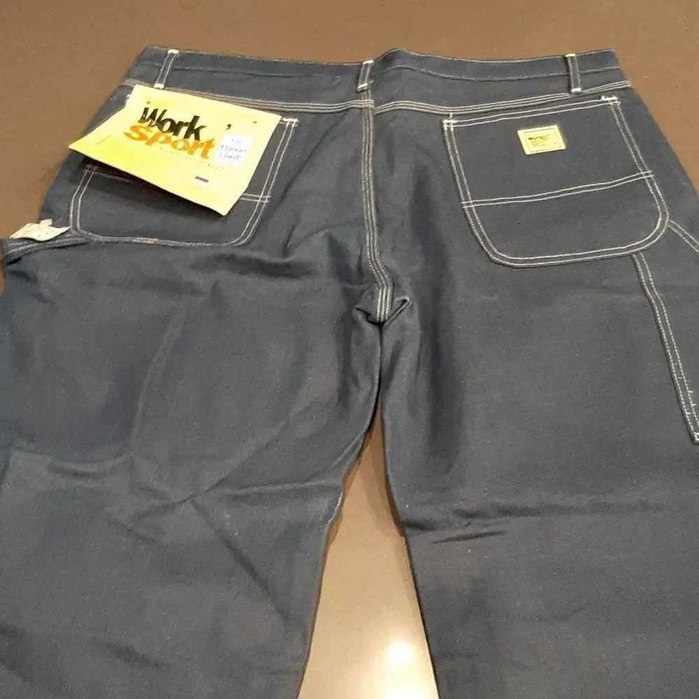 Workin' Spot Flannel Lined Heavyweight Denim Work Jeans  NWT
